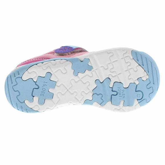 NEW TSUKIHOSHI kid's kaz sneakers in fucshia/light blue - Picture 7 of 7